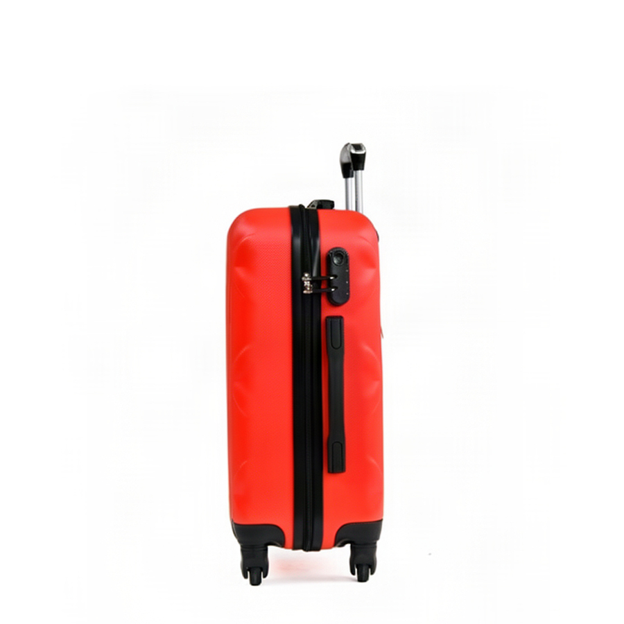 small suitcase ABS plastic red 0163651