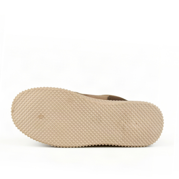 lady's boots synthetic leather/textile light brown 0163228