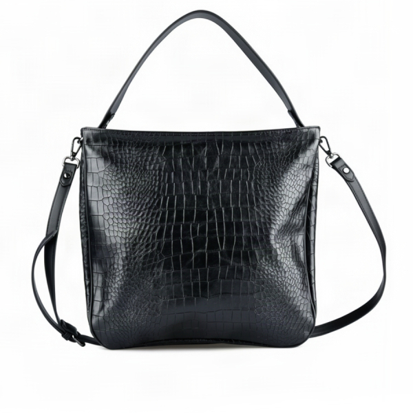 lady's bag synthetic leather black 0163507