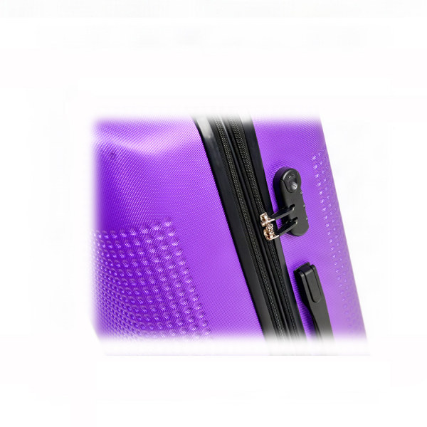 small suitcase ABS plastic  purple 0163687