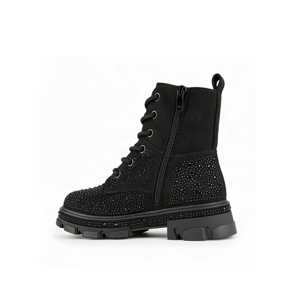 kids boots textiles black 0162531