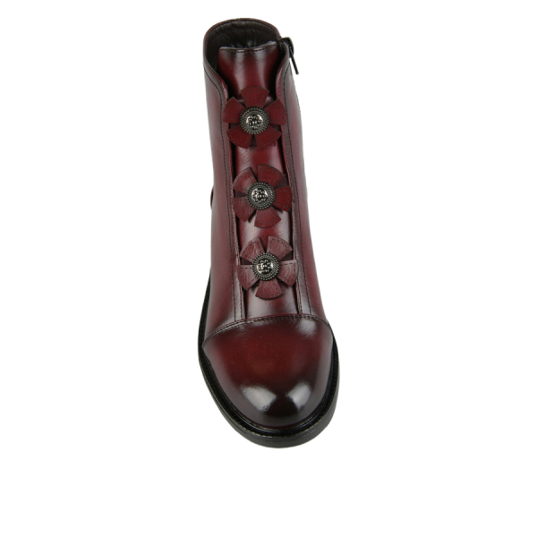lady's boots synthetic leather bordeaux 0162911