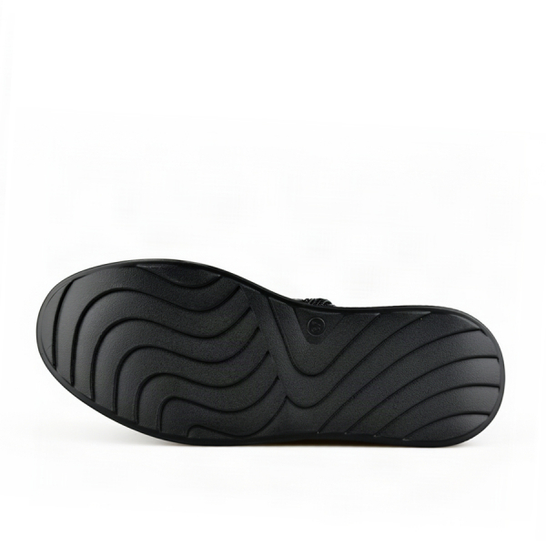 lady's boots genuin leather black 0163088