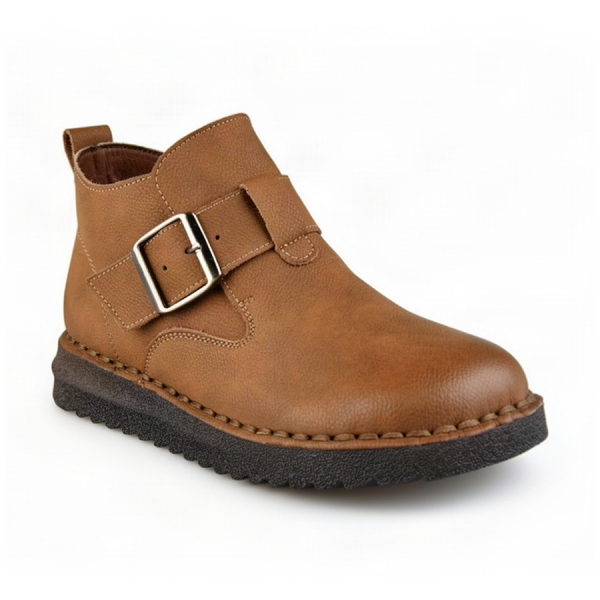 lady's boots genuin leather brown 0162853