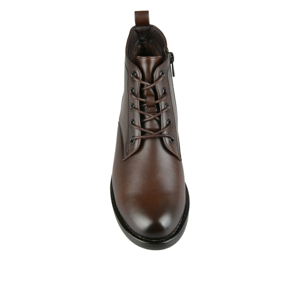 lady's boots synthetic leather brown 0162917