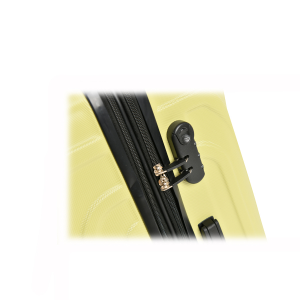 medium suitcase ABS plastic green 0163664