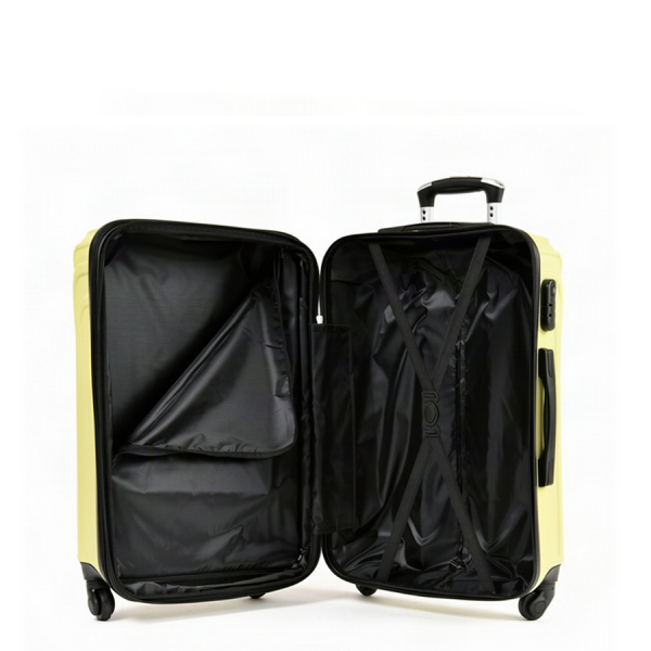 small suitcase ABS plastic green 0163663