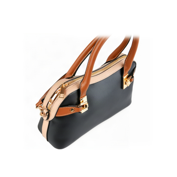 lady's bag synthetic leather black 0162381