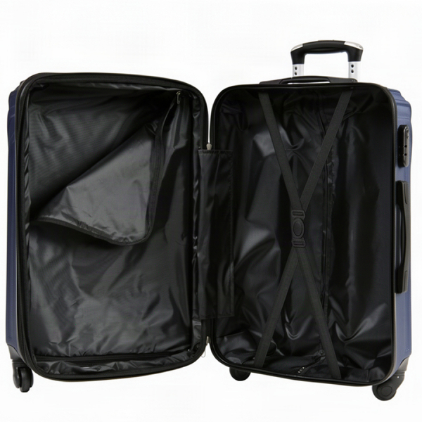 big suitcase ABS plastic  tŭmno sin dark blue 0163674