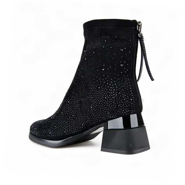 lady's boots textile black 0162422