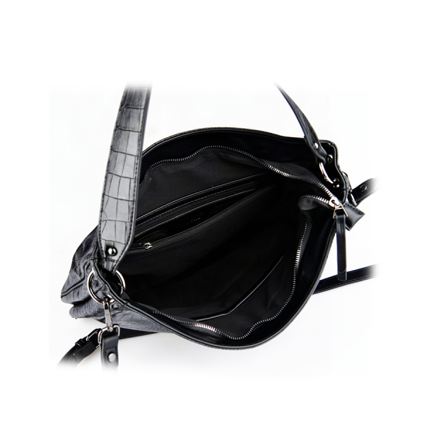 lady's bag synthetic leather black 0163507