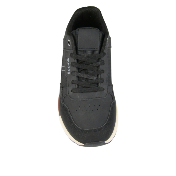 men's sneakers synthetic leather black 0162610