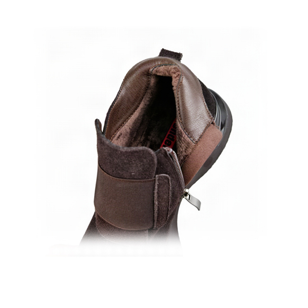 lady's boots genuin leather dark brown 0162877