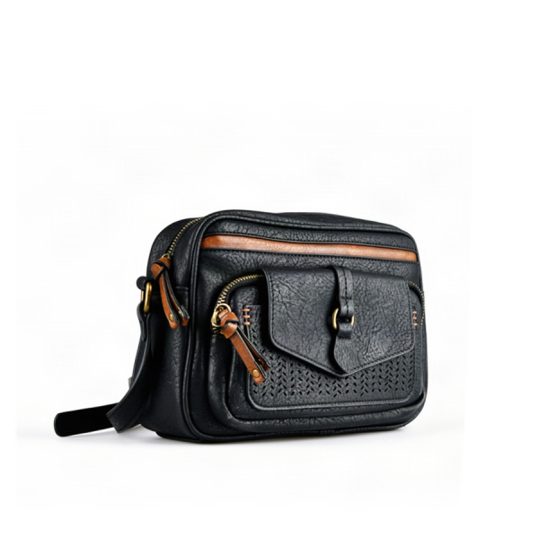 lady's bag synthetic leather black
