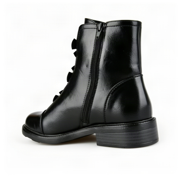 lady's boots synthetic leather black 0162910