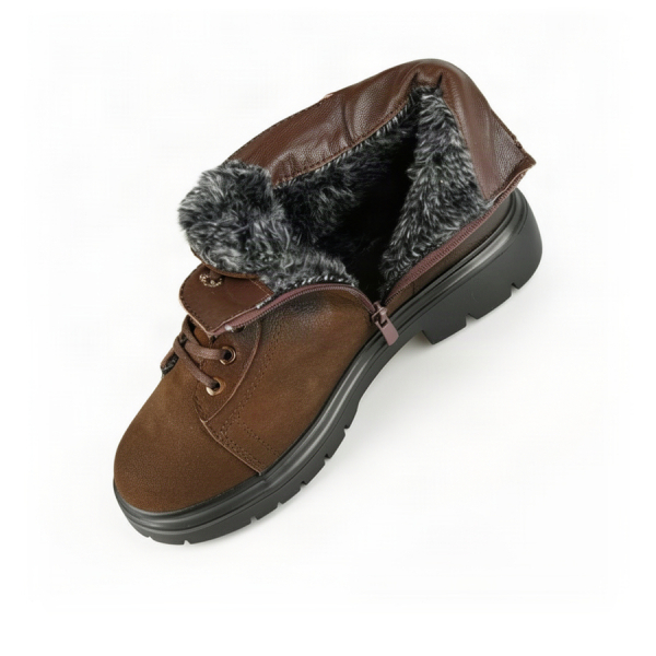 men's boots genuin leather brown 0164058
