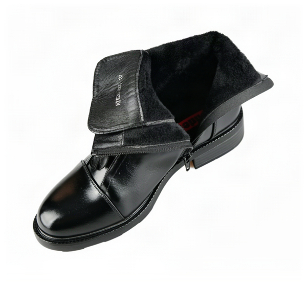 lady's boots synthetic leather black 0162910