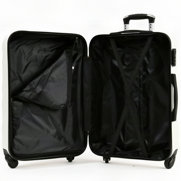 big suitcase ABS plastic  beige 0163662