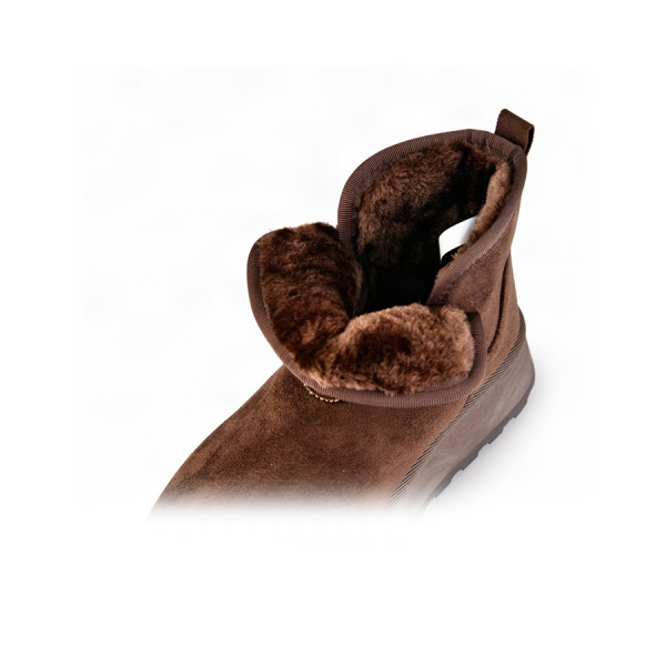 lady's boots textile brown 0163240