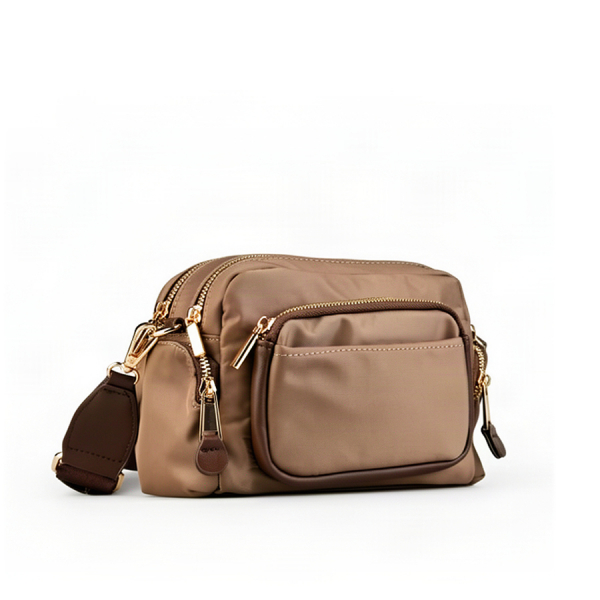 lady's bag textiles light brown