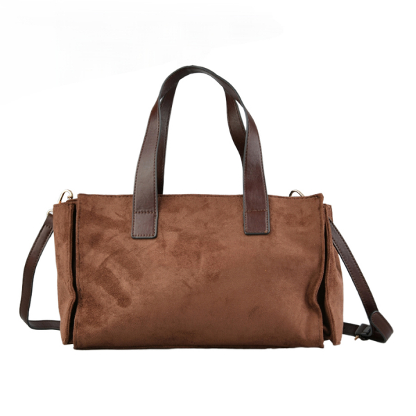 lady's bag textile/eco leather brown 0163162
