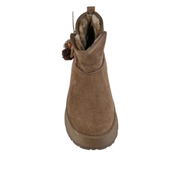 lady's boots textile light brown 0163238