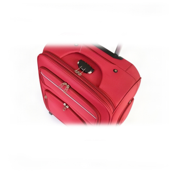small suitcase textile red 0163732