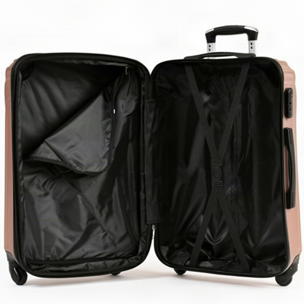 big suitcase ABS plastic pink 0163668