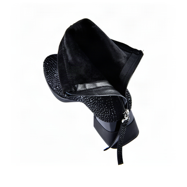 lady's boots textile black 0162422