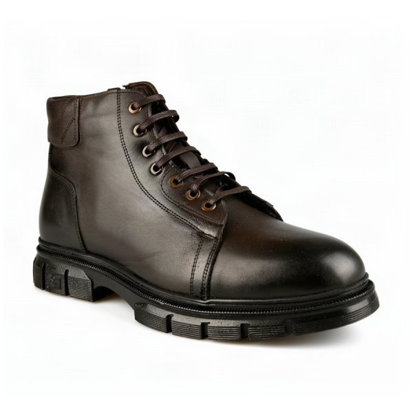 men's boots genuin leather brown 0164060