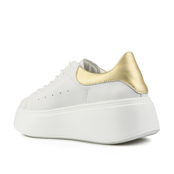 lady's shoes genuine leather white 0157574