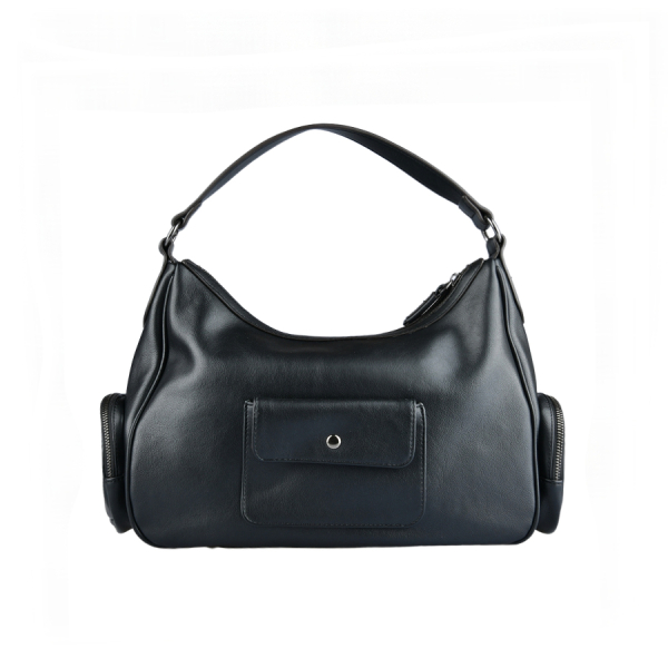 lady's bag synthetic leather black 0163512