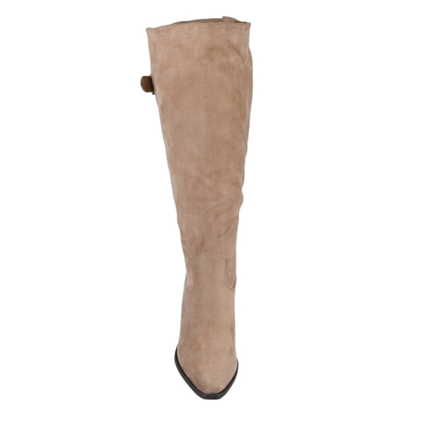 lady's high boots textile beige 0163212