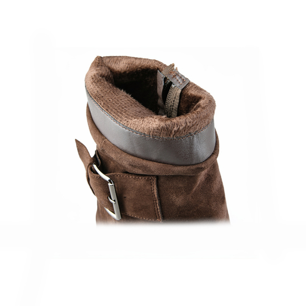 lady's boots textiles brown 0162447
