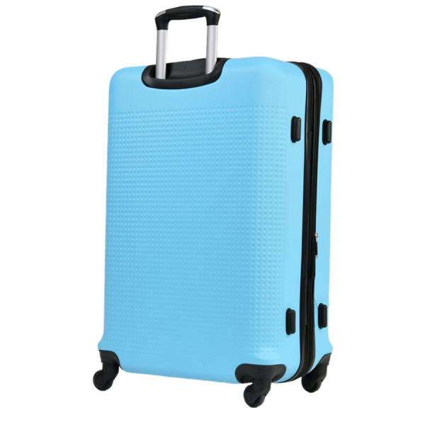 big suitcase ABS plastic blue 0163695