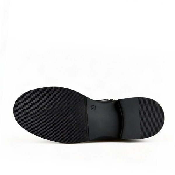 lady's boots textile/synthetic leather black 0162906