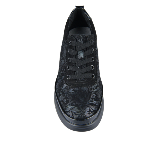 lady's shoes genuin leather black 0163089