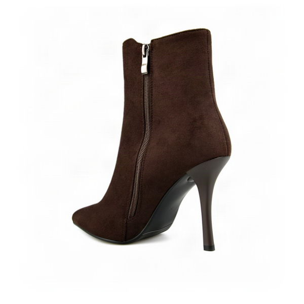 lady's boots textile brown 0162112