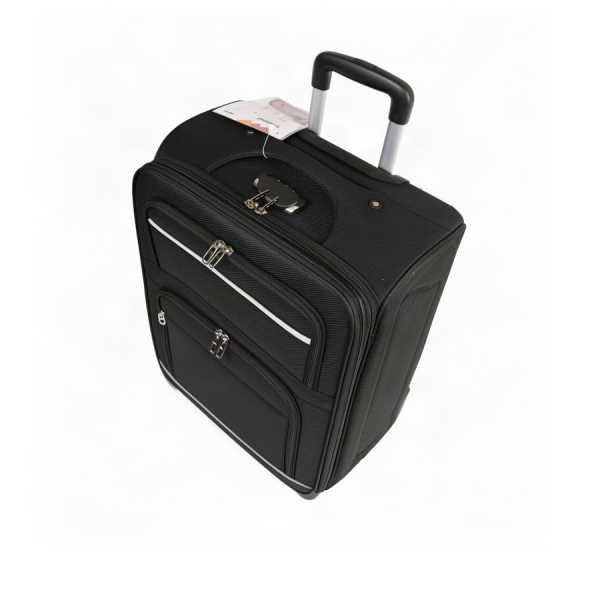 big suitcase textile black 0163725