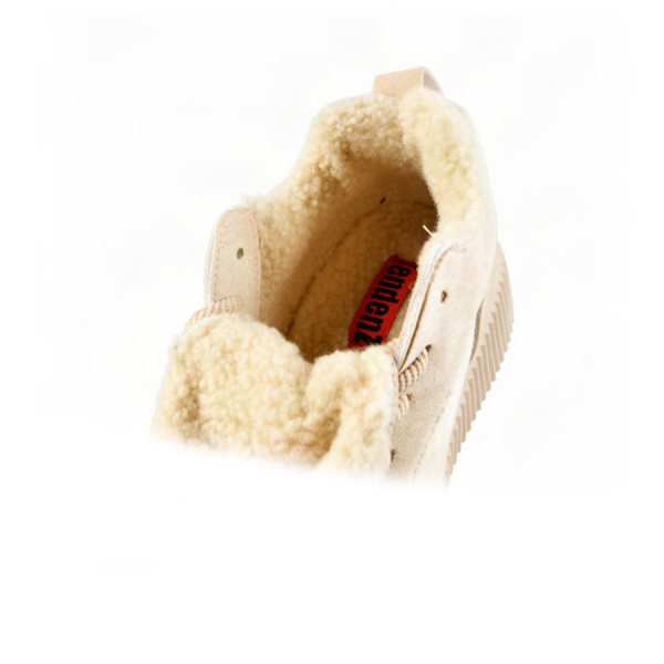 lady's boots synthetic leather/textile beige 0163227