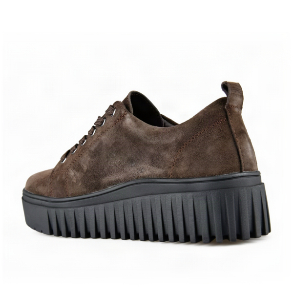 lady's shoes genuin leather brown 0163073