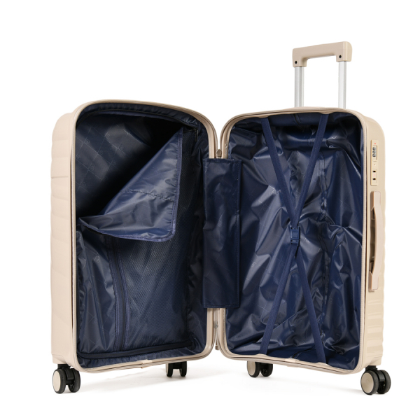 small suitcase polypropylene light grey 0161610