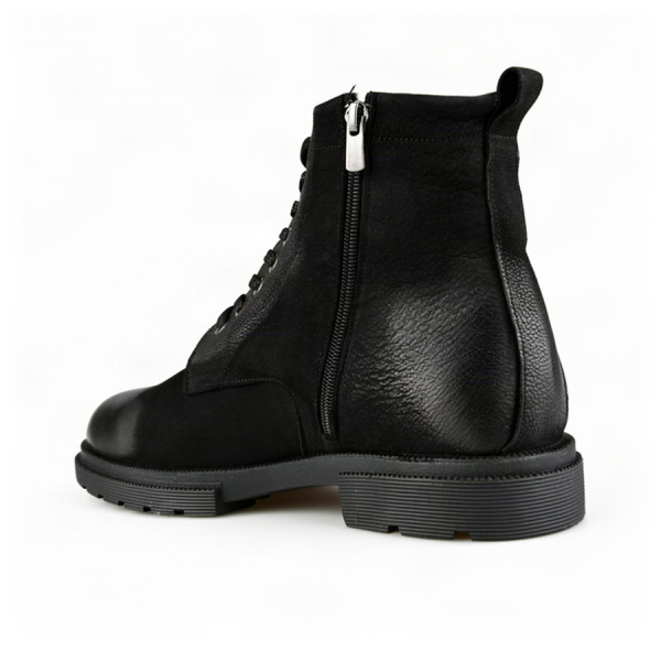 men's boots genuin leather black 0164055
