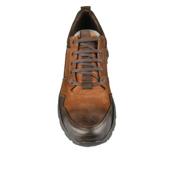 men's shoes genuin leather brown 0164037