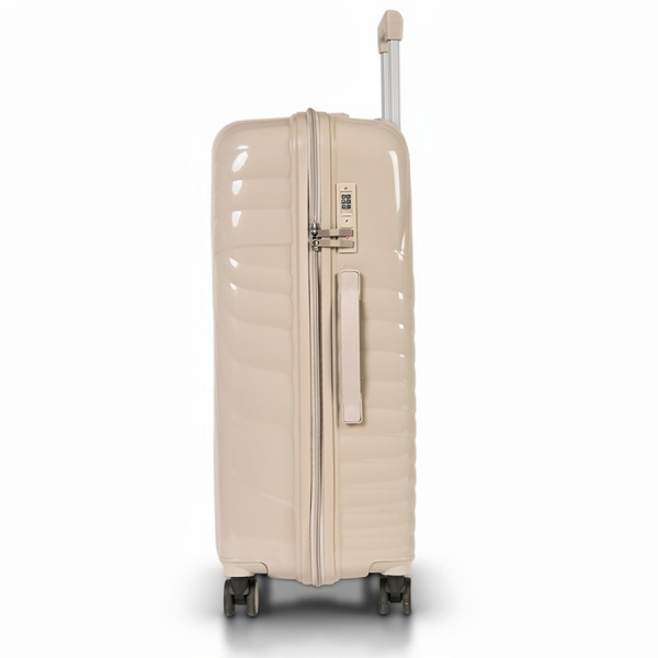 big suitcase polypropylene light grey 0161612