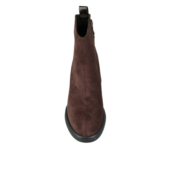 lady's boots textile brown 0163401