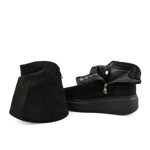 lady's boots textiles black 0162715
