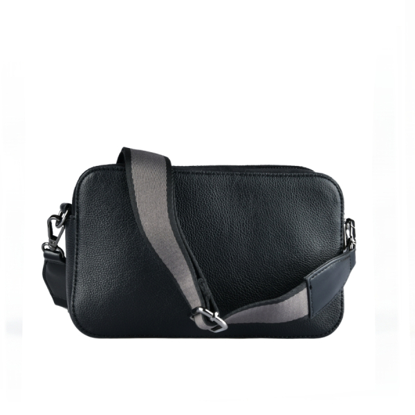 lady's bag synthetic leather/textile black 0163519
