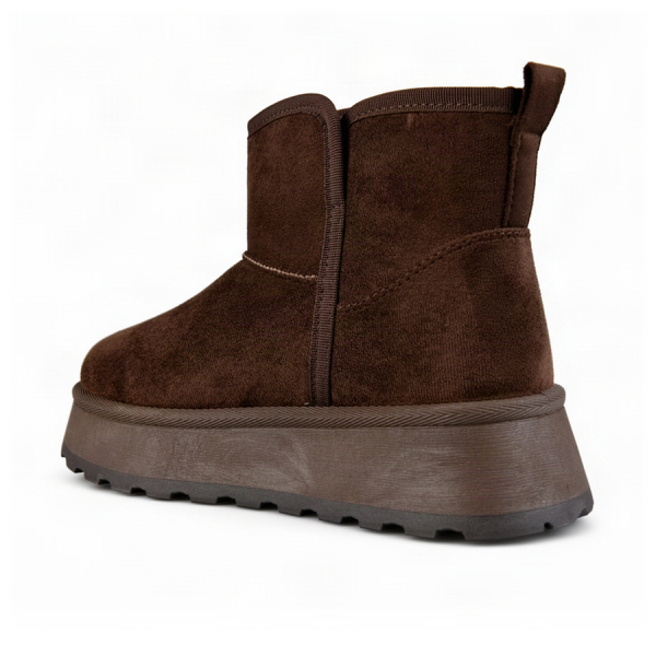 lady's boots textile brown 0163240