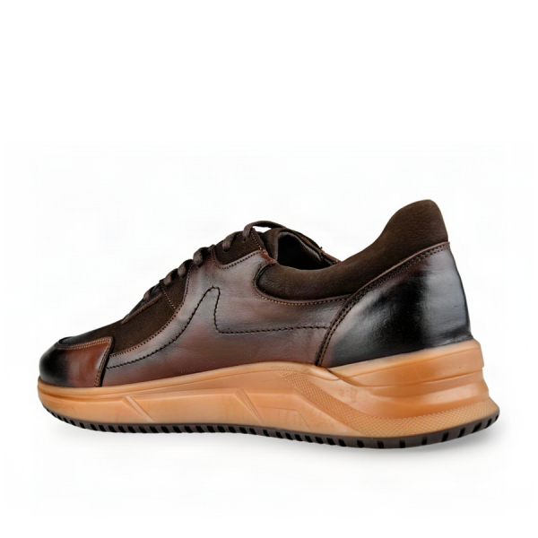 men's shoes genuin leather brown 0164045